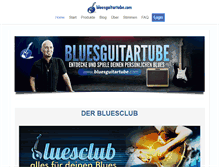 Tablet Screenshot of bluesguitartube.com